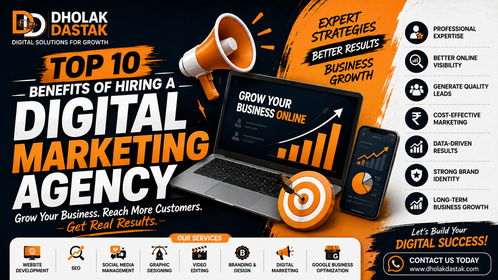 Top 10 Benefits of Hiring a Digital Marketing Agency for Your Business
